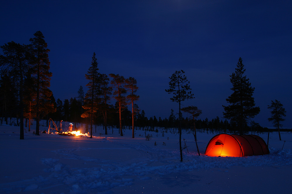 Kveldsbål i Sølendalen.