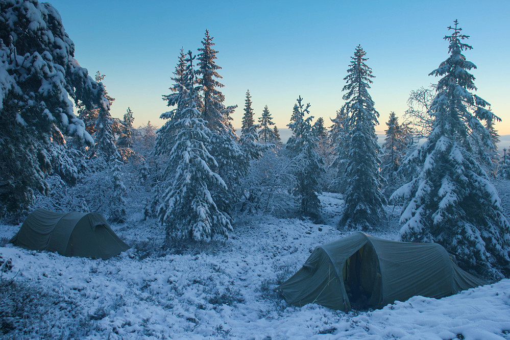 Morgenstemning på Skibergfjellet
