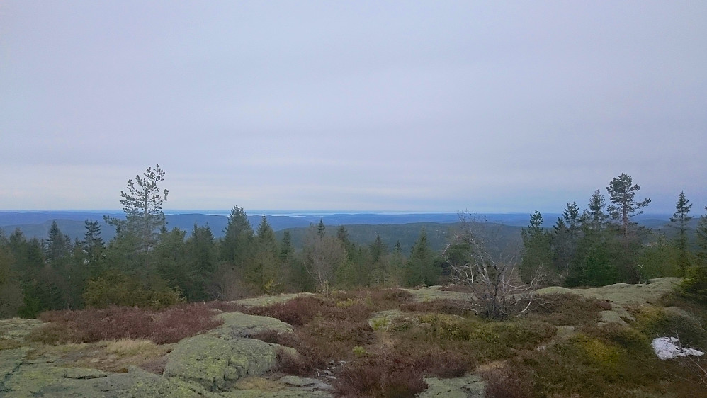 Utsikt i retning mot Sande og Oslofjorden