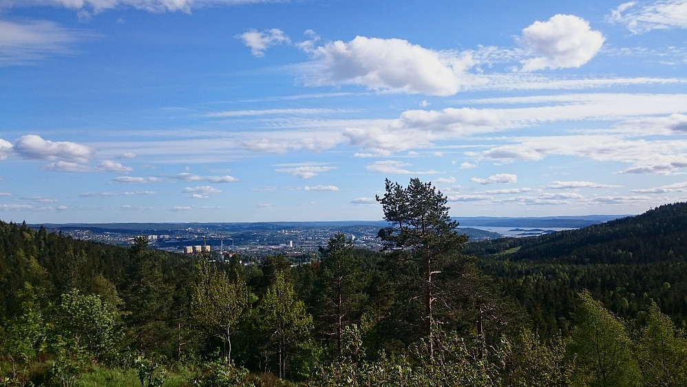 Utsikt fra Storhaug mot Ekeberg og Bunnefjorden