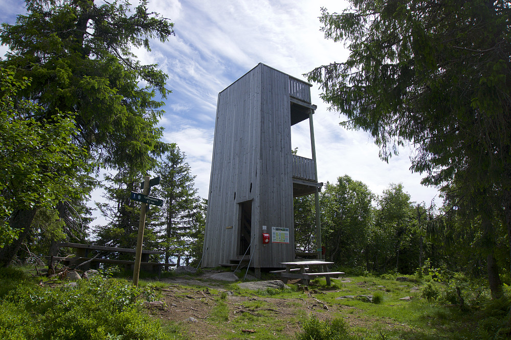 Utsiktstårnet på Fjellsjøkampen