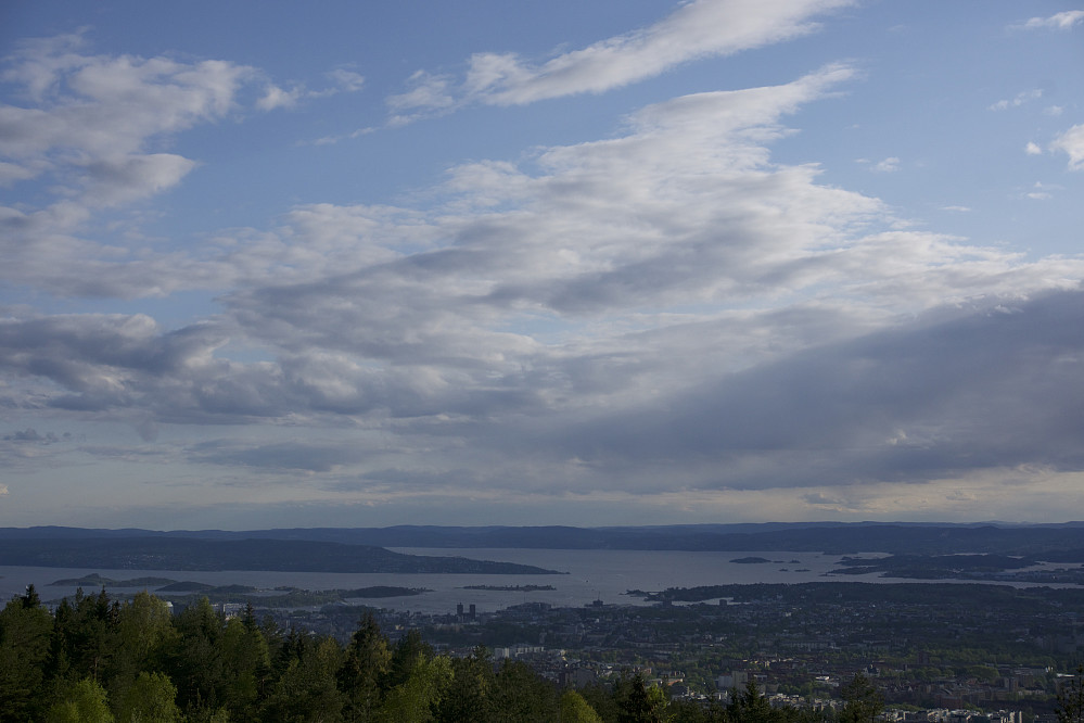 Utsikt fra Grefsenkollen mot Oslofjorden
