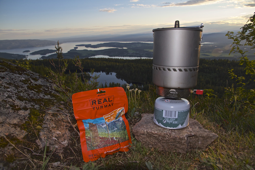 Matpause på Gyrihaugen