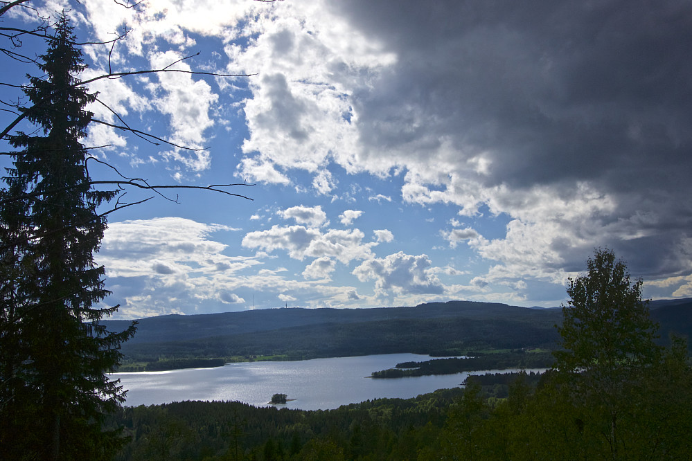 Utsikt fra Kampen mot Maridalsvannet