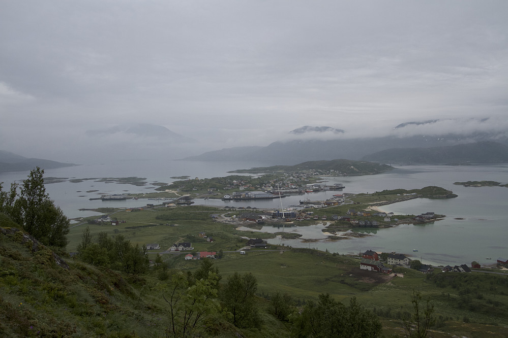 Utsikt mot bl.a. Hillesøya og Sommarøya