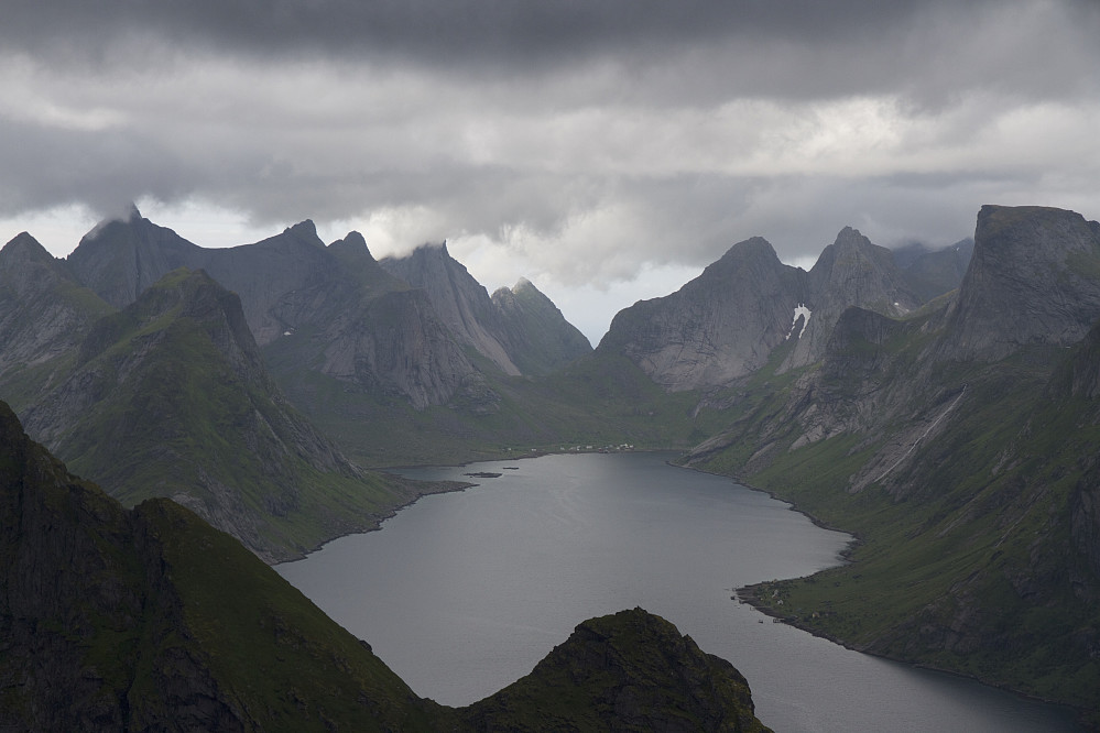 Kjerkfjorden sett fra Reinebringen
