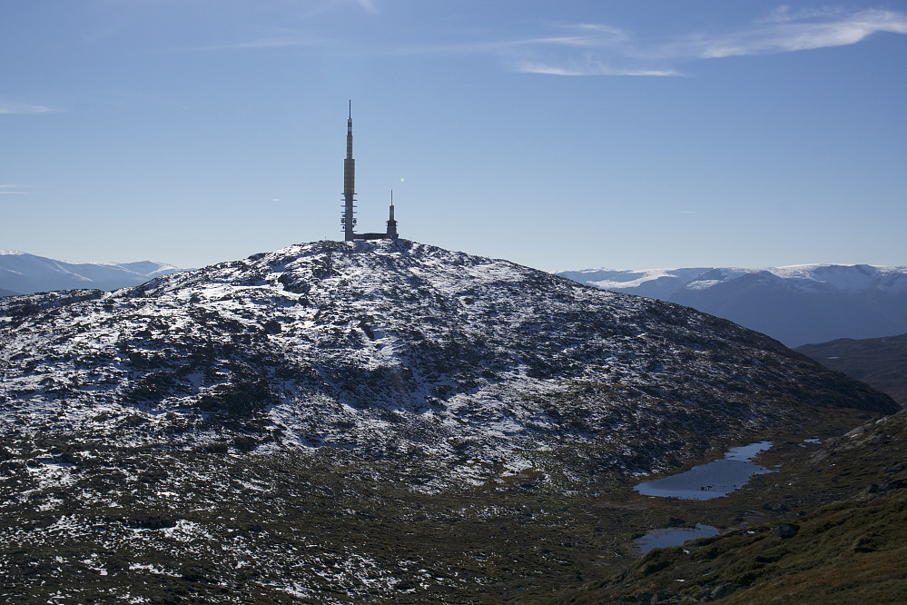 Storehaugfjellet sett fra stigningen opp mot Storehaugen