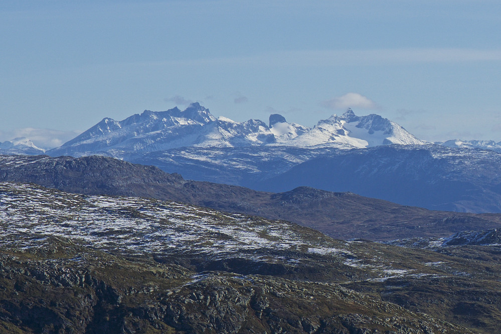 Hurrungane sett fra Togga