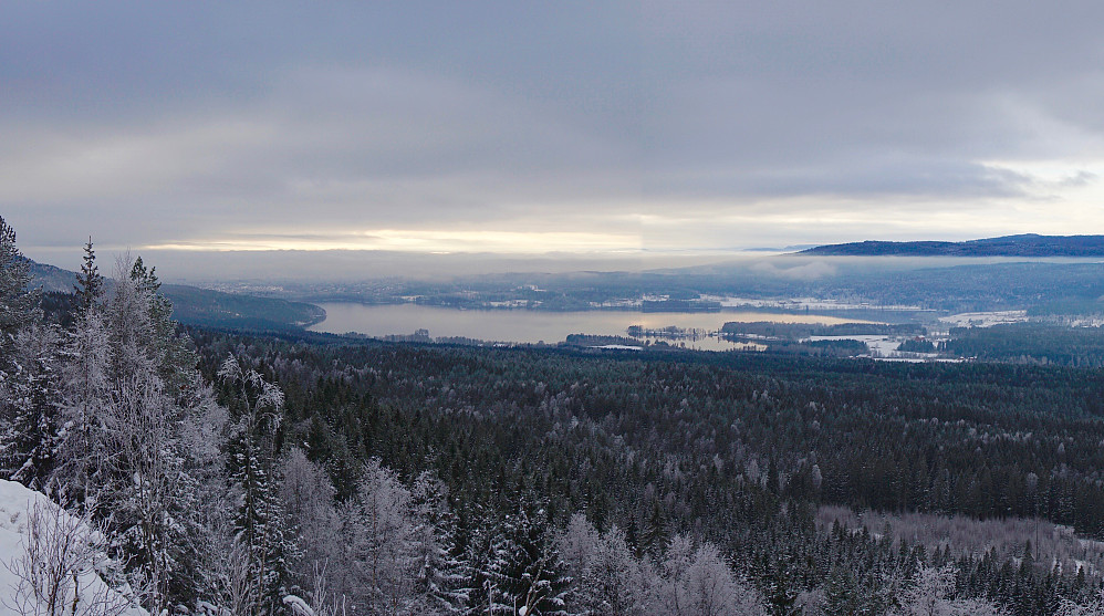 Maridalsvannet sett fra Barlindåsen