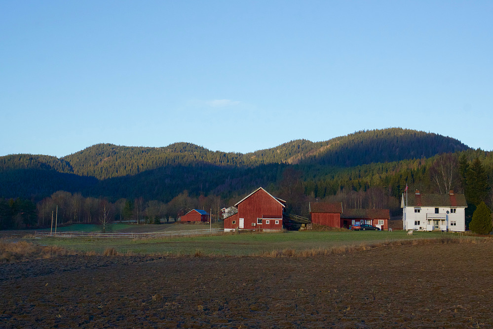 Maridalsalpene sett fra Sandermosveien