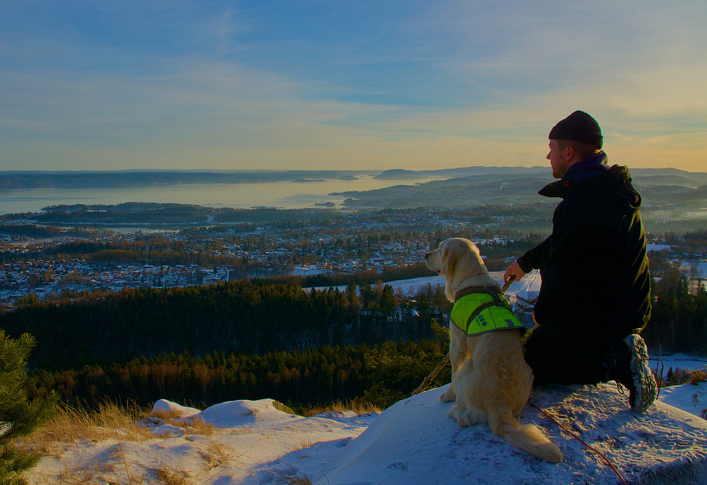 Utsikt fra Skaugumsåsen
