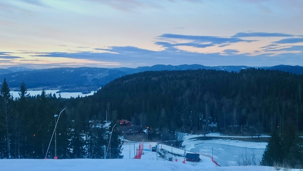 Trollvann og Maridalsvannet sett fra Grefsenåsen øst