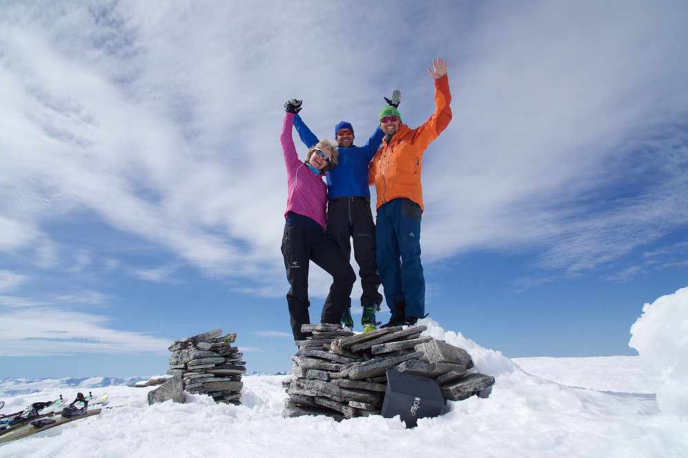 På Pyttegga, nesten 2000 m.o.h.
