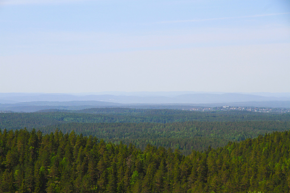 Utsikt fra Tømmerås