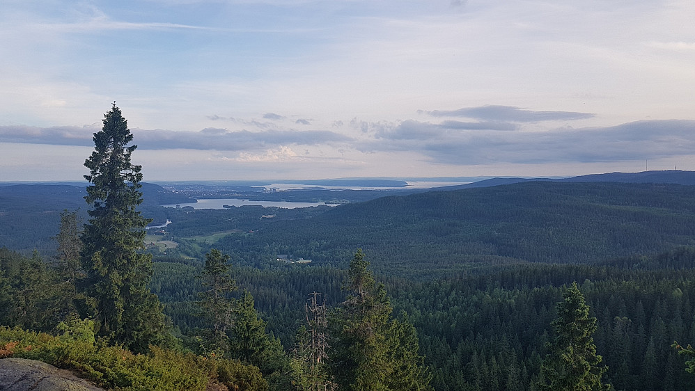 Maridalen sett fra Gaupekollen utsiktspunkt