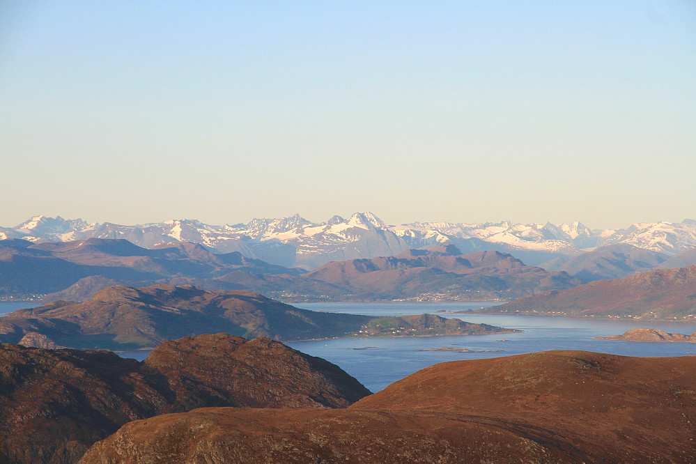 Sunnmørsalpene sett fra toppunktet