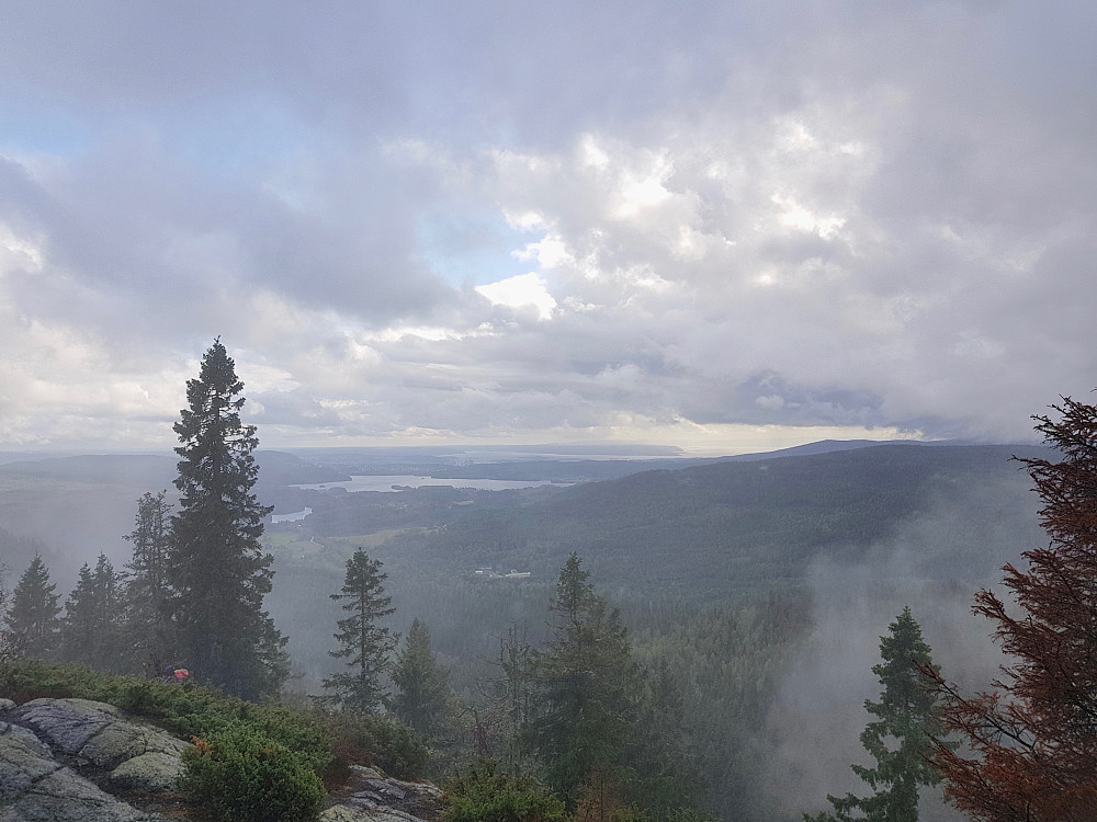 Utsikt fra Gaupekollen utsiktspunkt