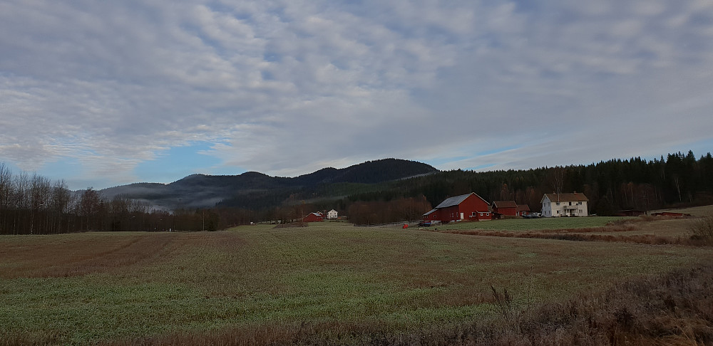 Maridalsalpene sett fra Sandermosveien