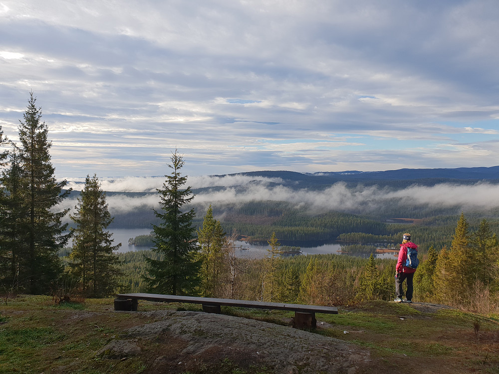 Øyungen sett fra Sellanrå utsiktspunkt