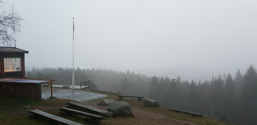 Minimal utsikt fra Grefsenkollen