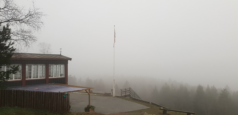 Manglende utsikt fra Grefsenkollen