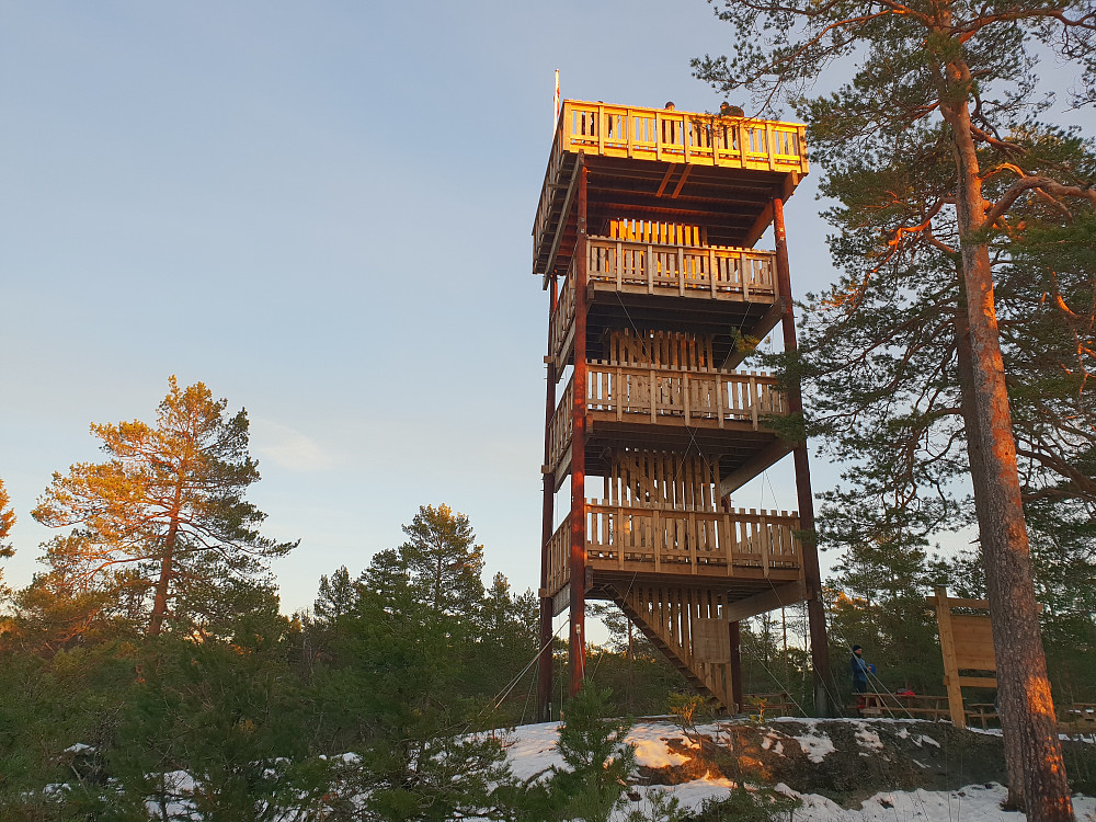 Det 12 meter høye tårnet på Hjellsåsen