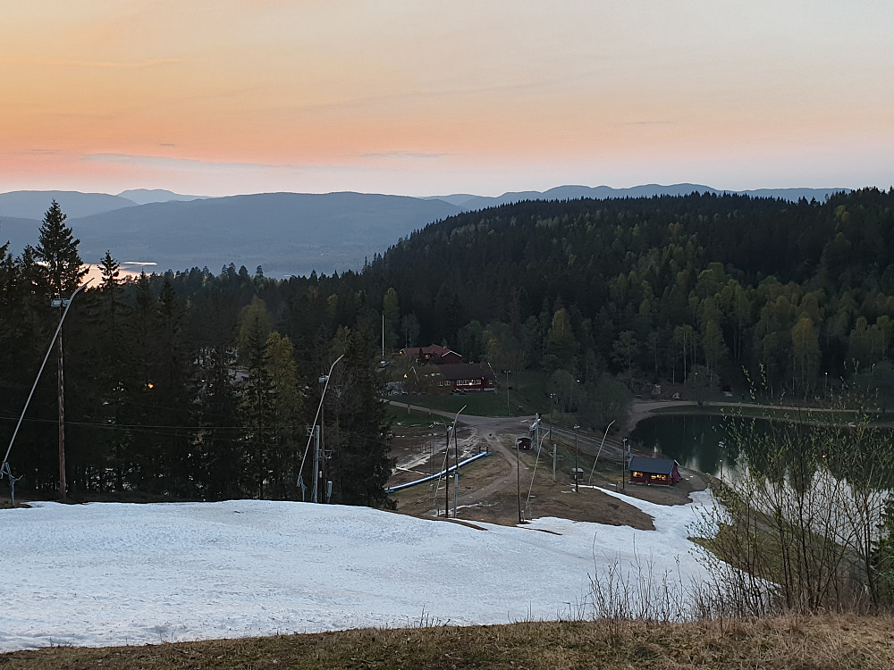 Trollvann og deler av Maridalsvannet sett fra Grefsenåsen øst