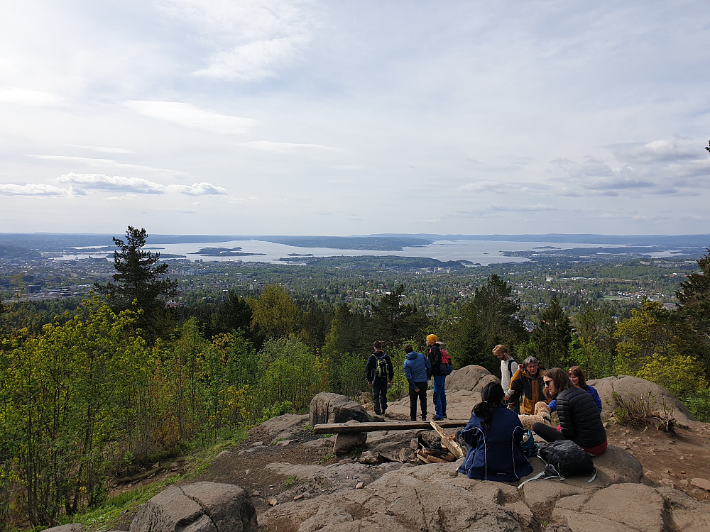 Utsikt fra Vettakollen utsiktspunkt