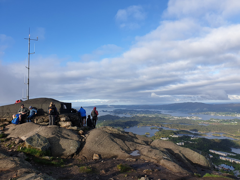 Utsikt fra Lyderhorn