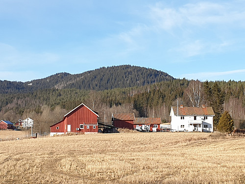 Maridalsalpene sett fra Sandermosveien