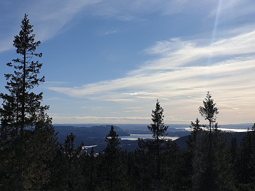 Utsikt fra Mellomkollen utsiktspunkt