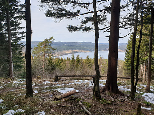 Maridalsvannet sett fra Kringlefjell utsiktspunkt