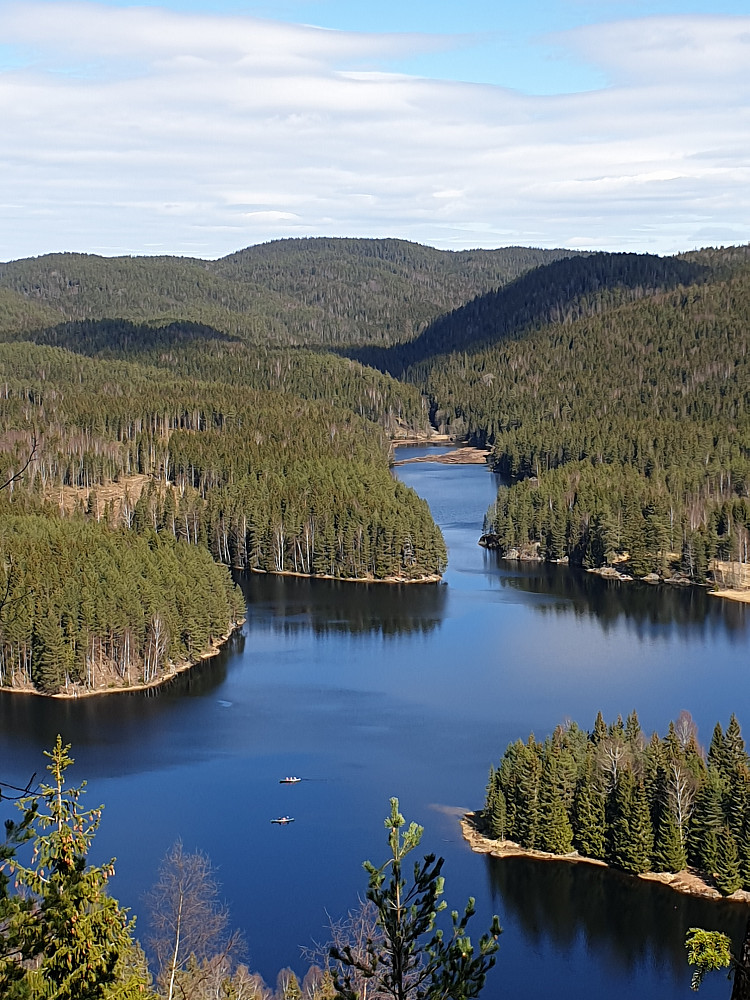 Mønevannet sett fra Mønekollen utsiktspunkt