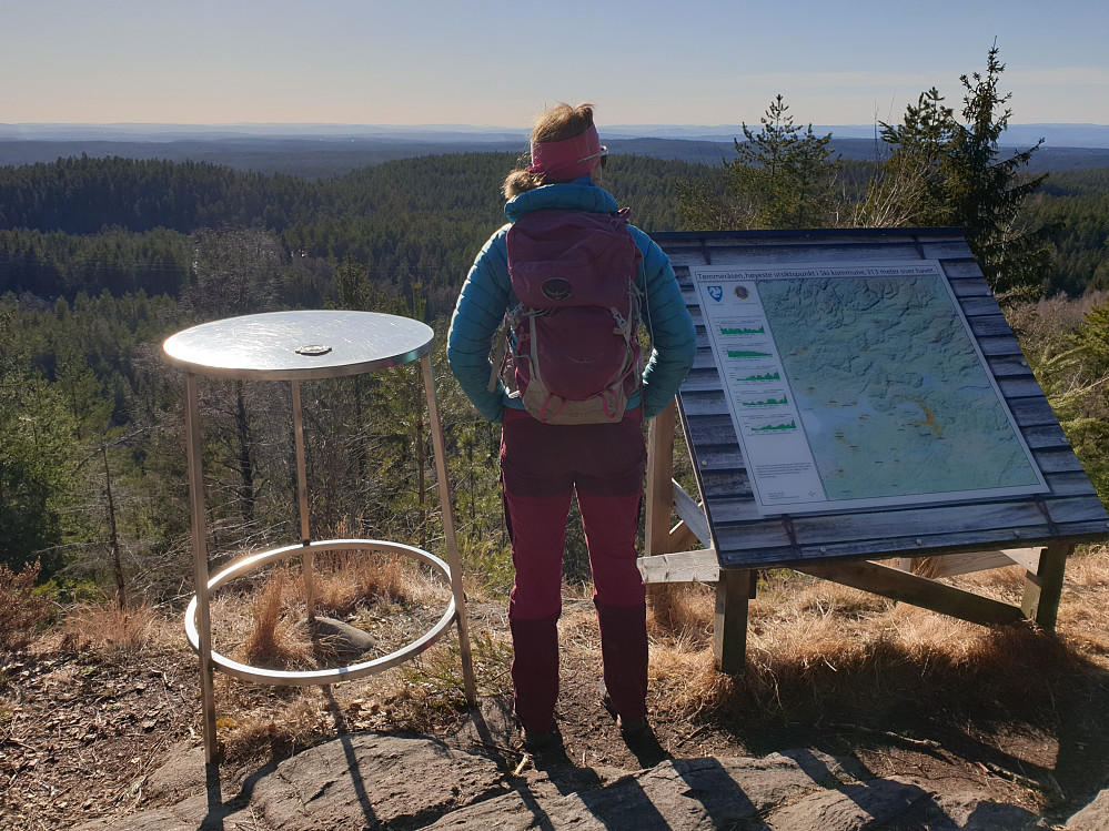 Utsikt fra Tømmerås