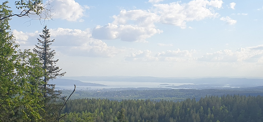 Oslofjorden sett fra utsiktspunktet på Granberget