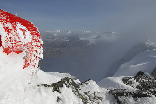 Store Steinsdalsnosi sett mot Østre og Smørstabbreen i bakgrunnen