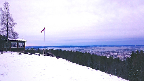 Fra Grefsenkollen mot Oslofjorden og Nesodden