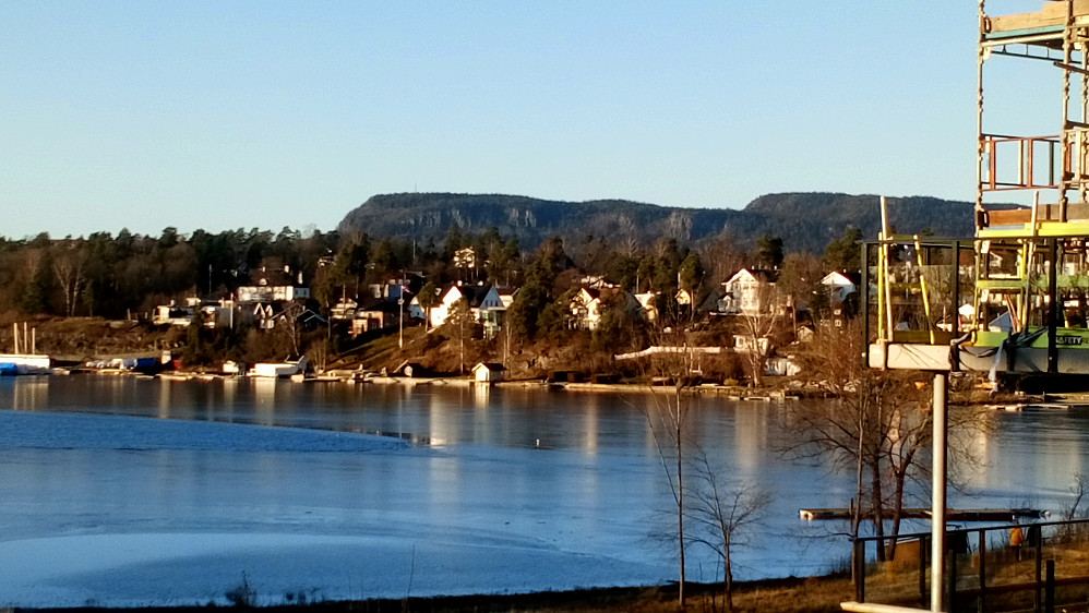 Toppene fra verandan.