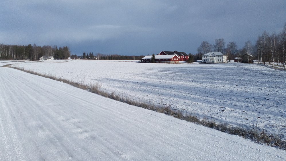 Alltid sol og fint i Romedal. Til og med snø.