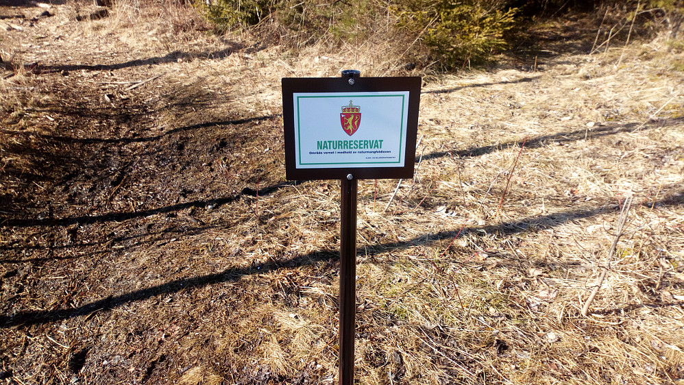 Det er ikke bare bare i Bærum ser dere ---- tilogmed naturreservat.