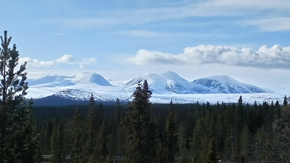 Skal du på Sølen så hardu skiføre lenge enda. Tatt fra verandaen på hytta.