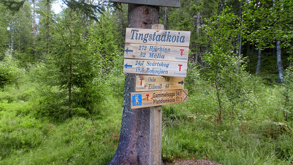 15 mil til Oslo. God tur.
