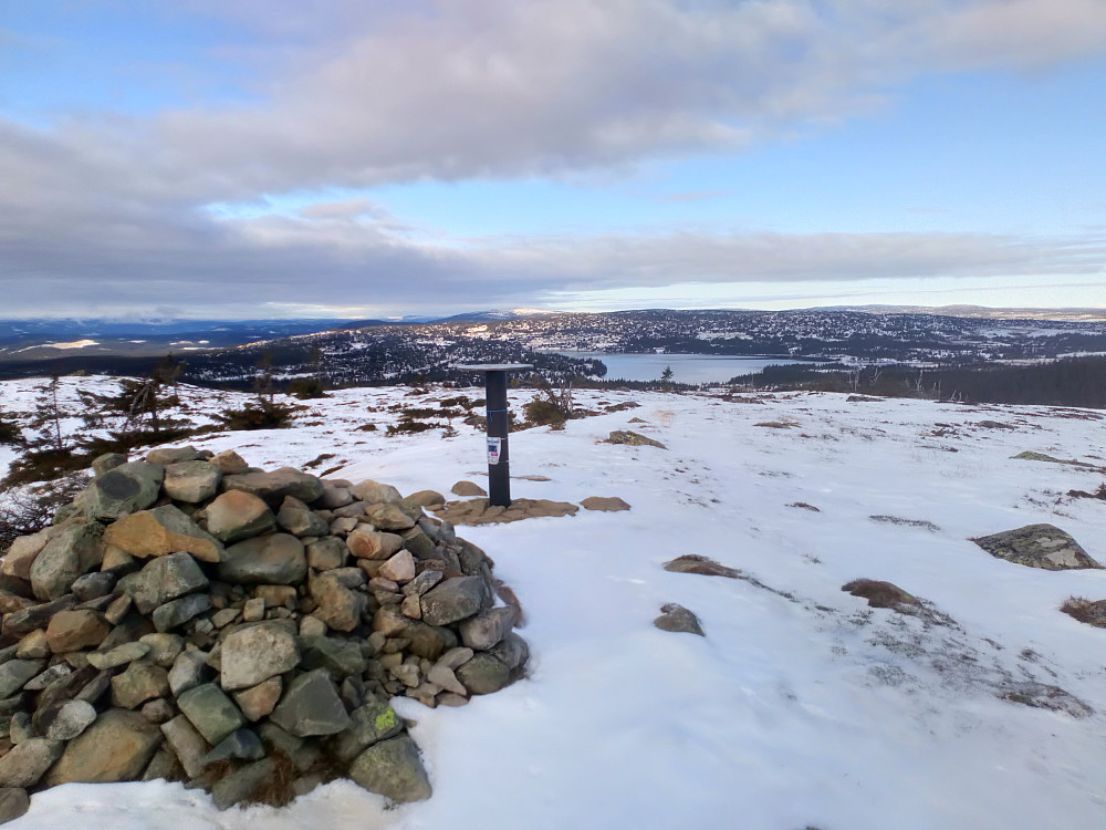 Utsikt mot Sjusjøen.