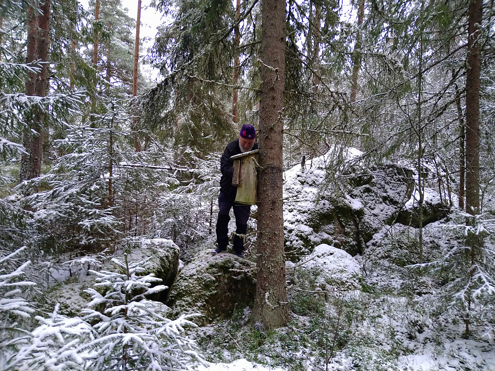Trond kontrollerer.