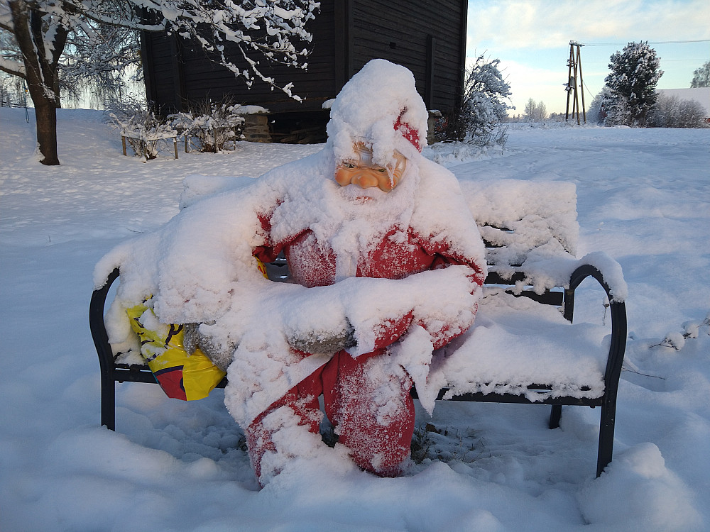 Det er surt å være nisse i januar.