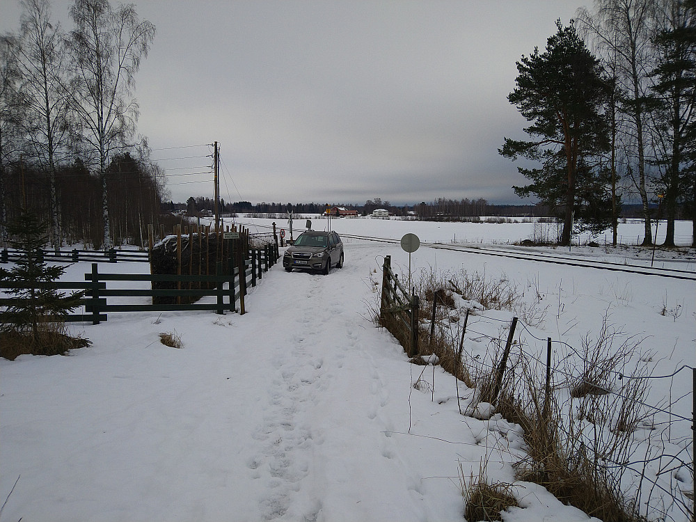 Jeg tok bilen hit. Det ble langt nok det også.