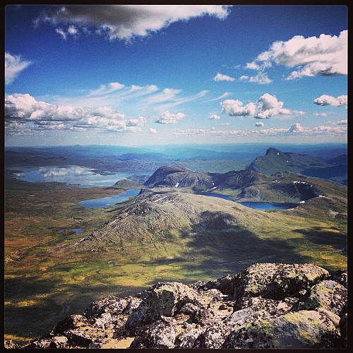 Utsikt fra Rasletind
