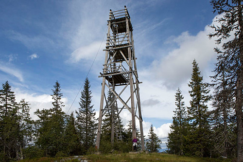 Tårnet på toppen.