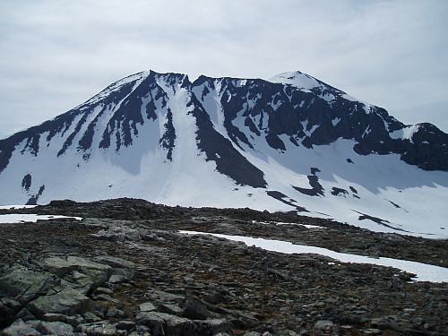 Vikesoksa sett frå Sineggkammen/Slåssurkammen.