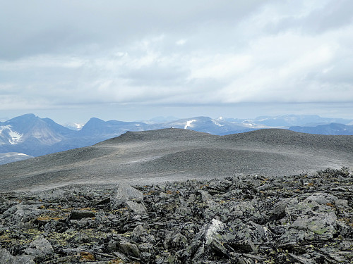 Seterfjellet (1789) sett frå Seterfjellet (1812).